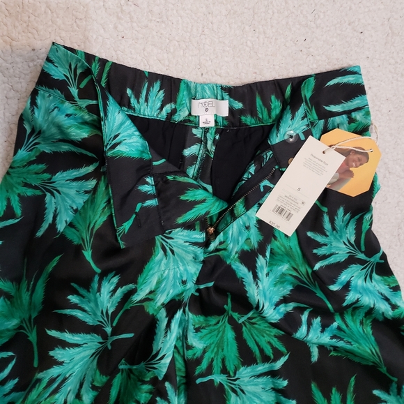 Fe Noel x Target Women's Feathered Palm Print Wide-Leg Pants - Picture 7 of 10